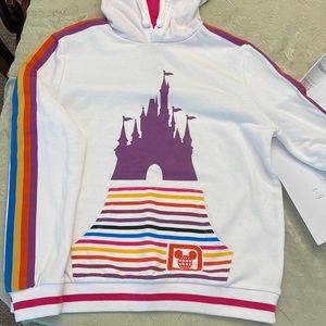Walt Disney World castle rainbow hoodie